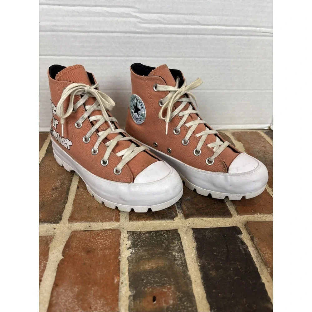 Converse Women's Love Your Mother Earth CTAS Lugged Platform Sneakers Size 6.5